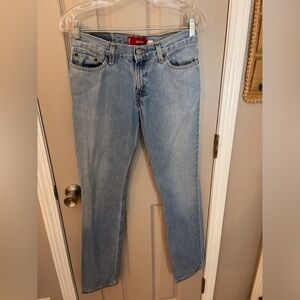 Levi’s Superlow Slim Junior vintage 507 jeans from 2002 - made in Mexico. Sz 7.
